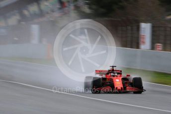 World © Octane Photographic Ltd. Formula 1 – F1 Pre-season Test 2 - Day 2. Scuderia Ferrari SF1000 – Sebastian Vettel. Circuit de Barcelona-Catalunya, Spain. Thursday 27th February 2020.