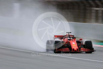 World © Octane Photographic Ltd. Formula 1 – F1 Pre-season Test 2 - Day 2. Scuderia Ferrari SF1000 – Sebastian Vettel. Circuit de Barcelona-Catalunya, Spain. Thursday 27th February 2020.