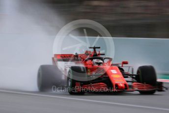 World © Octane Photographic Ltd. Formula 1 – F1 Pre-season Test 2 - Day 2. Scuderia Ferrari SF1000 – Sebastian Vettel. Circuit de Barcelona-Catalunya, Spain. Thursday 27th February 2020.