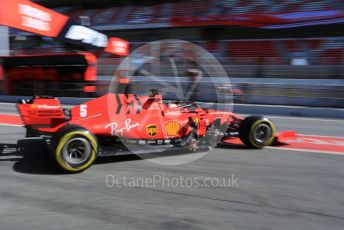 World © Octane Photographic Ltd. Formula 1 – F1 Pre-season Test 2 - Day 2. Scuderia Ferrari SF1000 – Sebastian Vettel. Circuit de Barcelona-Catalunya, Spain. Thursday 27th February 2020.