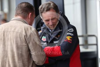 World © Octane Photographic Ltd. Formula 1 – F1 Pre-season Test 2 - Day 2. Christian Horner - Team Principal of Red Bull Racing and Jos Verstappen. Circuit de Barcelona-Catalunya, Spain. Thursday 27th February 2020.