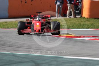 World © Octane Photographic Ltd. Formula 1 – F1 Pre-season Test 2 - Day 2. Scuderia Ferrari SF1000 – Sebastian Vettel. Circuit de Barcelona-Catalunya, Spain. Thursday 27th February 2020.