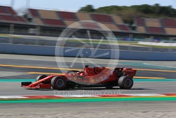 World © Octane Photographic Ltd. Formula 1 – F1 Pre-season Test 2 - Day 2. Scuderia Ferrari SF1000 – Sebastian Vettel. Circuit de Barcelona-Catalunya, Spain. Thursday 27th February 2020.