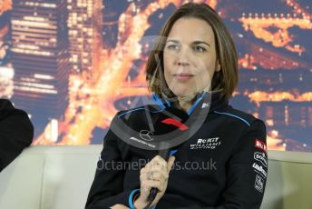World © Octane Photographic Ltd. Formula 1 – F1 Pre-season Test 2 - Day 2 - Press Conference. Claire Williams - Deputy Team Principal of ROKiT Williams Racing. Circuit de Barcelona-Catalunya, Spain. Thursday 27th February 2020.