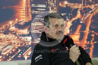 World © Octane Photographic Ltd. Formula 1 – F1 Pre-season Test 2 - Day 2 - Press Conference. Guenther Steiner - Team Principal of Haas F1 Team. Circuit de Barcelona-Catalunya, Spain. Thursday 27th February 2020.