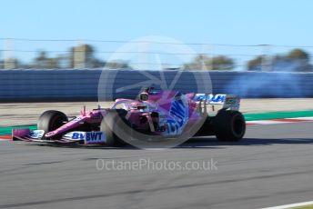 World © Octane Photographic Ltd. Formula 1 – F1 Pre-season Test 2 - Day 3. BWT Racing Point F1 Team RP20 - Sergio Perez. Circuit de Barcelona-Catalunya, Spain. Friday 28th February 2020.