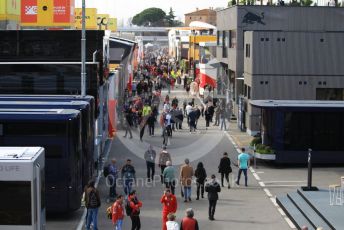 World © Octane Photographic Ltd. Formula 1 – F1 Pre-season Test 2 - Day 3. The paddock. Circuit de Barcelona-Catalunya, Spain. Friday 28th February 2020.