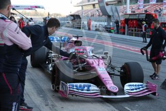 World © Octane Photographic Ltd. Formula 1 – F1 Pre-season Test 2 - Day 3. BWT Racing Point F1 Team RP20 - Sergio Perez. Circuit de Barcelona-Catalunya, Spain. Friday 28th February 2020.