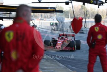 World © Octane Photographic Ltd. Formula 1 – F1 Pre-season Test 2 - Day 3. Scuderia Ferrari SF1000 – Charles Leclerc. Circuit de Barcelona-Catalunya, Spain. Friday 28th February 2020.