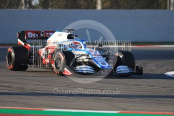 World © Octane Photographic Ltd. Formula 1 – F1 Pre-season Test 1 - Day 1. ROKiT Williams Racing FW 43 – George Russell. Circuit de Barcelona-Catalunya, Spain. Wednesday 19th February 2020.