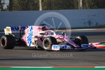 World © Octane Photographic Ltd. Formula 1 – F1 Pre-season Test 1 - Day 1. BWT Racing Point F1 Team RP20 - Sergio Perez. Circuit de Barcelona-Catalunya, Spain. Wednesday 19th February 2020.