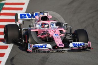 World © Octane Photographic Ltd. Formula 1 – F1 Pre-season Test 1 - Day 1. BWT Racing Point F1 Team RP20 - Sergio Perez. Circuit de Barcelona-Catalunya, Spain. Wednesday 19th February 2020.