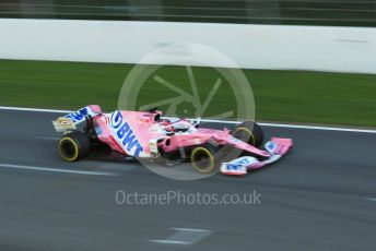 World © Octane Photographic Ltd. Formula 1 – F1 Pre-season Test 1 - Day 1. BWT Racing Point F1 Team RP20 - Sergio Perez. Circuit de Barcelona-Catalunya, Spain. Wednesday 19th February 2020.
