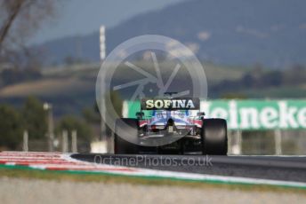 World © Octane Photographic Ltd. Formula 1 – F1 Pre-season Test 1 - Day 1. ROKiT Williams Racing FW43 – Nicholas Latifi. Circuit de Barcelona-Catalunya, Spain. Wednesday 19th February 2020.