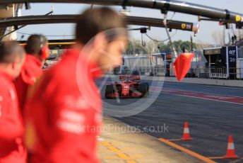 World © Octane Photographic Ltd. Formula 1 – F1 Pre-season Test 1 - Day 1. Scuderia Ferrari SF1000 – Charles Leclerc. Circuit de Barcelona-Catalunya, Spain. Wednesday 19th February 2020.