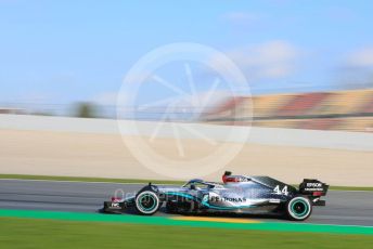 World © Octane Photographic Ltd. Formula 1 – F1 Pre-season Test 1 - Day 1. Mercedes AMG Petronas F1 W11 EQ Performance - Lewis Hamilton. Circuit de Barcelona-Catalunya, Spain. Wednesday 19th February 2020.
