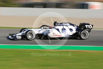 World © Octane Photographic Ltd. Formula 1 – F1 Pre-season Test 1 - Day 1. Scuderia AlphaTauri Honda AT01 – Daniil Kvyat. Circuit de Barcelona-Catalunya, Spain. Wednesday 19th February 2020.