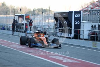 World © Octane Photographic Ltd. Formula 1 – F1 Pre-season Test 1 - Day 1. McLaren MCL35 – Carlos Sainz. Circuit de Barcelona-Catalunya, Spain. Wednesday 19th February 2020.