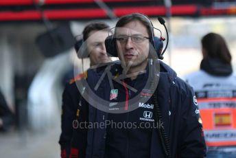 World © Octane Photographic Ltd. Formula 1 – F1 Pre-season Test 1 - Day 1. Pierre Wache – Technical Director at Red Bull Racing. Circuit de Barcelona-Catalunya, Spain. Wednesday 19th February 2020.