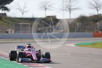 World © Octane Photographic Ltd. Formula 1 – F1 Pre-season Test 1 - Day 1. BWT Racing Point F1 Team RP20 – Lance Stroll. Circuit de Barcelona-Catalunya, Spain. Wednesday 19th February 2020.