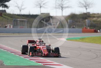 World © Octane Photographic Ltd. Formula 1 – F1 Pre-season Test 1 - Day 1. Scuderia Ferrari SF1000 – Charles Leclerc. Circuit de Barcelona-Catalunya, Spain. Wednesday 19th February 2020.