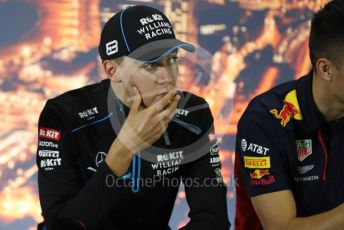 World © Octane Photographic Ltd. Formula 1 – F1 Pre-season Test 1 - Day 1. FIA Press Conference. ROKiT Williams Racing – George Russell. Circuit de Barcelona-Catalunya, Spain. Wednesday 19th February 2020.