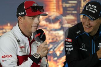 World © Octane Photographic Ltd. Formula 1 – F1 Pre-season Test 1 - Day 1. FIA Press Conference. Alfa Romeo Racing Orlen – Kimi Raikkonen. Circuit de Barcelona-Catalunya, Spain. Wednesday 19th February 2020.