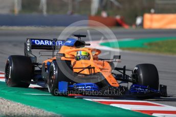 World © Octane Photographic Ltd. Formula 1 – F1 Pre-season Test 1 - Day 2. McLaren MCL35 – Lando Norris. Circuit de Barcelona-Catalunya, Spain. Thursday 20th February 2020.