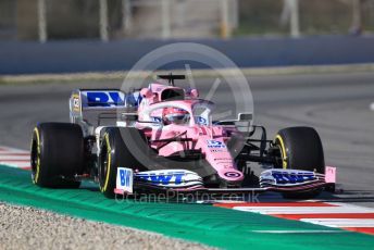 World © Octane Photographic Ltd. Formula 1 – F1 Pre-season Test 1 - Day 2. BWT Racing Point F1 Team RP20 - Sergio Perez. Circuit de Barcelona-Catalunya, Spain. Thursday 20th February 2020.