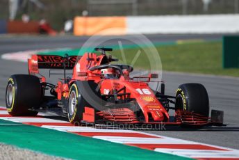 World © Octane Photographic Ltd. Formula 1 – F1 Pre-season Test 1 - Day 2. Scuderia Ferrari SF1000 – Charles Leclerc. Circuit de Barcelona-Catalunya, Spain. Thursday 20th February 2020.