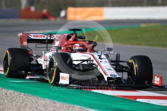 World © Octane Photographic Ltd. Formula 1 – F1 Pre-season Test 1 - Day 2. Alfa Romeo Racing Orlen C39 – Kimi Raikkonen. Circuit de Barcelona-Catalunya, Spain. Thursday 20th February 2020.