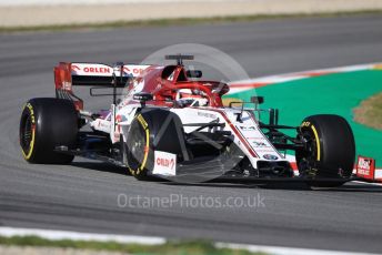 World © Octane Photographic Ltd. Formula 1 – F1 Pre-season Test 1 - Day 2. Alfa Romeo Racing Orlen C39 – Kimi Raikkonen. Circuit de Barcelona-Catalunya, Spain. Thursday 20th February 2020.