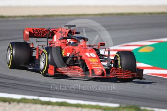 World © Octane Photographic Ltd. Formula 1 – F1 Pre-season Test 1 - Day 2. Scuderia Ferrari SF1000 – Charles Leclerc. Circuit de Barcelona-Catalunya, Spain. Thursday 20th February 2020.