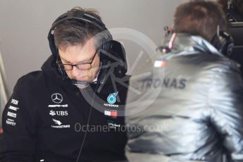 World © Octane Photographic Ltd. Formula 1 – F1 Pre-season Test 1 - Day 2. James Allison - Technical Director of Mercedes - AMG Petronas Motorsport. Circuit de Barcelona-Catalunya, Spain. Thursday 20th February 2020.