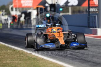 World © Octane Photographic Ltd. Formula 1 – F1 Pre-season Test 1 - Day 2. McLaren MCL35 – Lando Norris. Circuit de Barcelona-Catalunya, Spain. Thursday 20th February 2020.