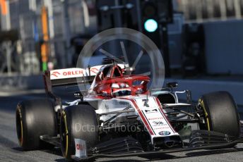 World © Octane Photographic Ltd. Formula 1 – F1 Pre-season Test 1 - Day 2. Alfa Romeo Racing Orlen C39 – Kimi Raikkonen. Circuit de Barcelona-Catalunya, Spain. Thursday 20th February 2020.