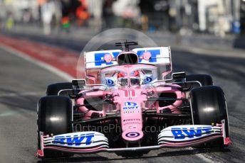 World © Octane Photographic Ltd. Formula 1 – F1 Pre-season Test 1 - Day 2. BWT Racing Point F1 Team RP20 - Sergio Perez. Circuit de Barcelona-Catalunya, Spain. Thursday 20th February 2020.