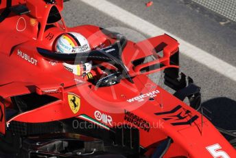 World © Octane Photographic Ltd. Formula 1 – F1 Pre-season Test 1 - Day 2. Scuderia Ferrari SF1000 – Sebastian Vettel. Circuit de Barcelona-Catalunya, Spain. Thursday 20th February 2020.