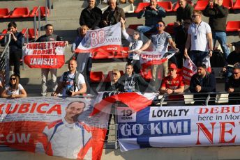 World © Octane Photographic Ltd. Formula 1 – F1 Pre-season Test 1 - Day 2. Alfa Romeo Racing Orlen C39 Reserve Driver – Robert Kubica's fans. Circuit de Barcelona-Catalunya, Spain. Thursday 20th February 2020.