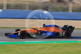 World © Octane Photographic Ltd. Formula 1 – F1 Pre-season Test 1 - Day 2. McLaren MCL35 – Lando Norris. Circuit de Barcelona-Catalunya, Spain. Thursday 20th February 2020.