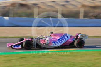 World © Octane Photographic Ltd. Formula 1 – F1 Pre-season Test 1 - Day 2. BWT Racing Point F1 Team RP20 - Sergio Perez. Circuit de Barcelona-Catalunya, Spain. Thursday 20th February 2020.