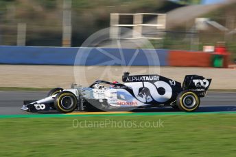 World © Octane Photographic Ltd. Formula 1 – F1 Pre-season Test 1 - Day 2. Scuderia AlphaTauri Honda AT01 – Pierre Gasly. Circuit de Barcelona-Catalunya, Spain. Thursday 20th February 2020.