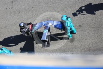 World © Octane Photographic Ltd. Formula 1 – F1 Pre-season Test 1 - Day 2. Mercedes AMG Petronas F1 pit crew changing a nose. Circuit de Barcelona-Catalunya, Spain. Thursday 20th February 2020.
