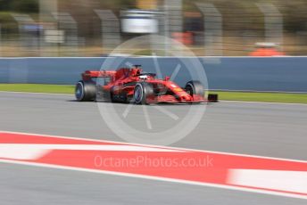 World © Octane Photographic Ltd. Formula 1 – F1 Pre-season Test 1 - Day 2. Scuderia Ferrari SF1000 – Sebastian Vettel. Circuit de Barcelona-Catalunya, Spain. Thursday 20th February 2020.