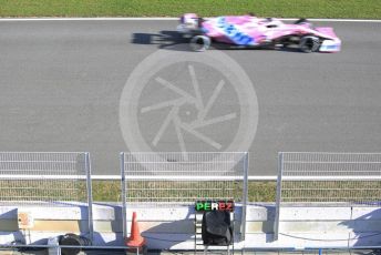 World © Octane Photographic Ltd. Formula 1 – F1 Pre-season Test 1 - Day 2. BWT Racing Point F1 Team RP20 - Sergio Perez. Circuit de Barcelona-Catalunya, Spain. Thursday 20th February 2020.