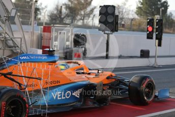 World © Octane Photographic Ltd. Formula 1 – F1 Pre-season Test 1 - Day 2. McLaren MCL35 – Lando Norris. Circuit de Barcelona-Catalunya, Spain. Thursday 20th February 2020.