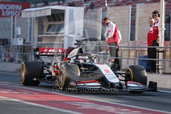 World © Octane Photographic Ltd. Formula 1 – F1 Pre-season Test 1 - Day 2. Haas F1 Team VF20 – Romain Grosjean. Circuit de Barcelona-Catalunya, Spain. Thursday 20th February 2020.