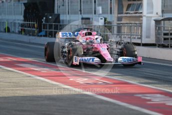 World © Octane Photographic Ltd. Formula 1 – F1 Pre-season Test 1 - Day 2. BWT Racing Point F1 Team RP20 - Sergio Perez. Circuit de Barcelona-Catalunya, Spain. Thursday 20th February 2020.