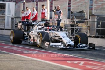 World © Octane Photographic Ltd. Formula 1 – F1 Pre-season Test 1 - Day 2. Scuderia AlphaTauri Honda AT01 – Pierre Gasly. Circuit de Barcelona-Catalunya, Spain. Thursday 20th February 2020.
