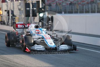 World © Octane Photographic Ltd. Formula 1 – F1 Pre-season Test 1 - Day 2. ROKiT Williams Racing FW 43 – George Russell. Circuit de Barcelona-Catalunya, Spain. Thursday 20th February 2020.